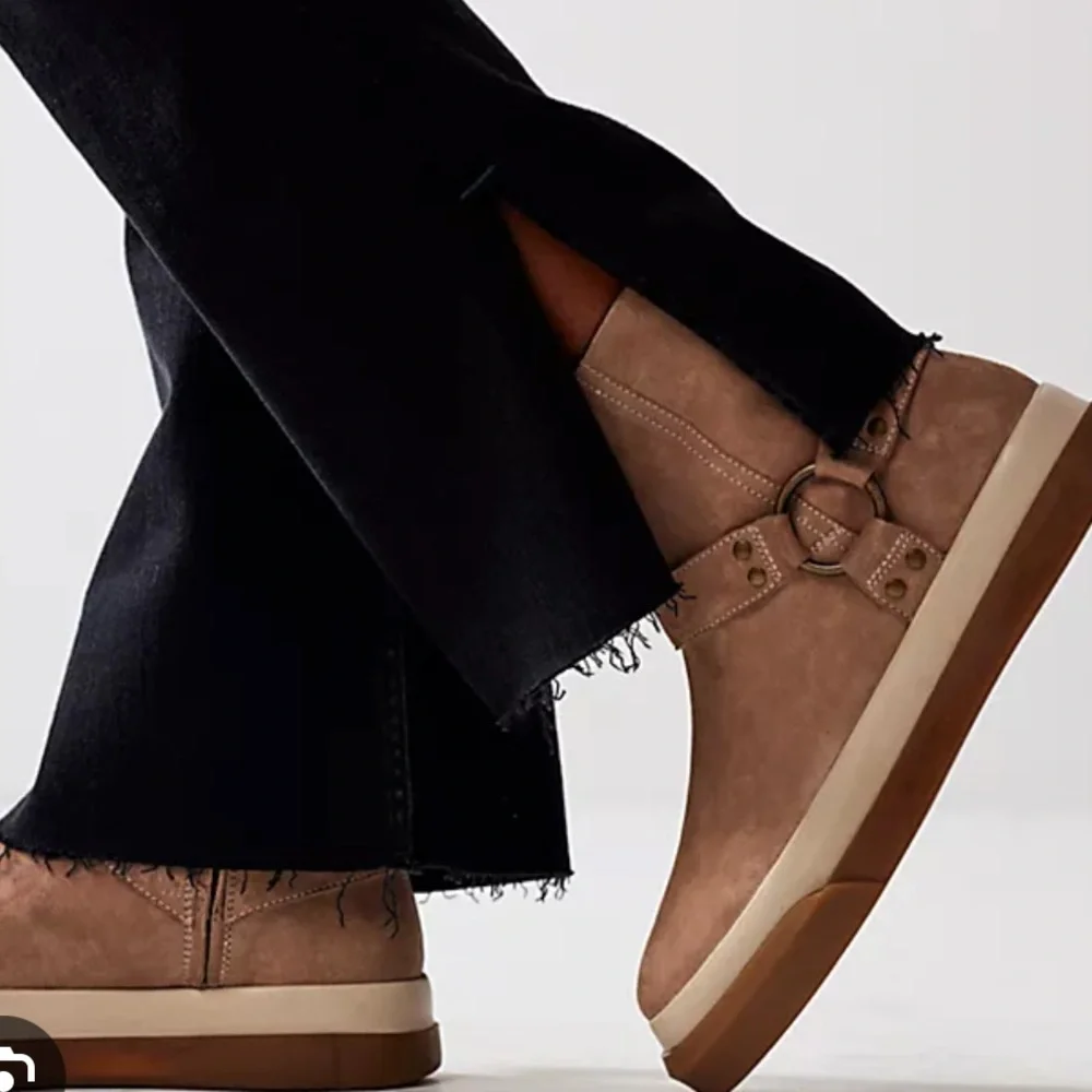 Free People Tan Ankle Boots - Picture 2 of 9